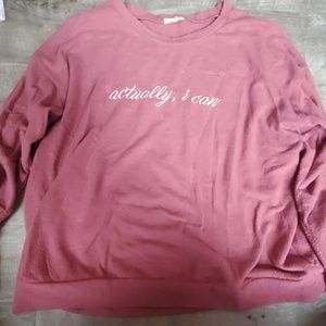 Actually I can sweater